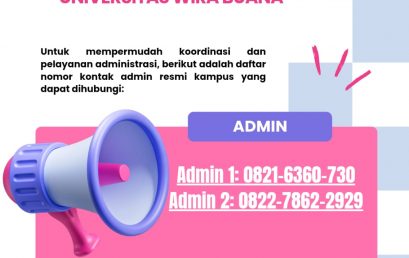INORMASI ADMIN UNIV WIRA BUANA